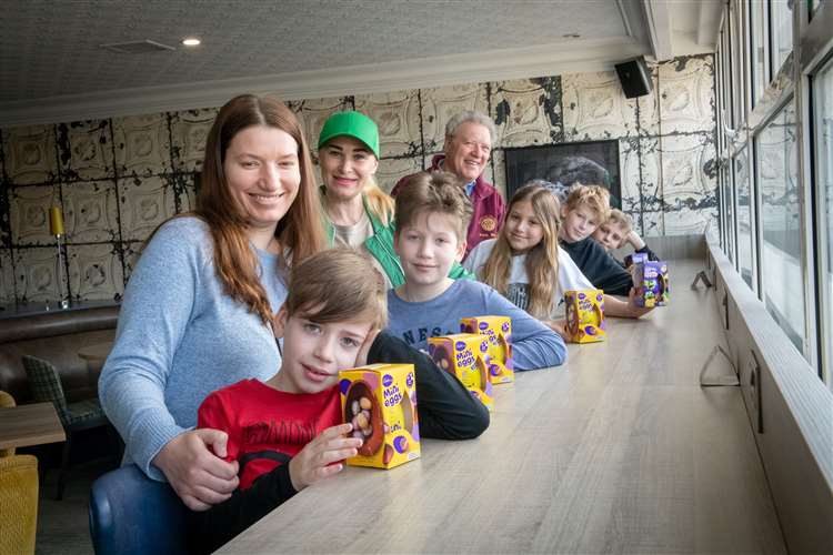 Easter eggs given to Ukrainian children in Inverness