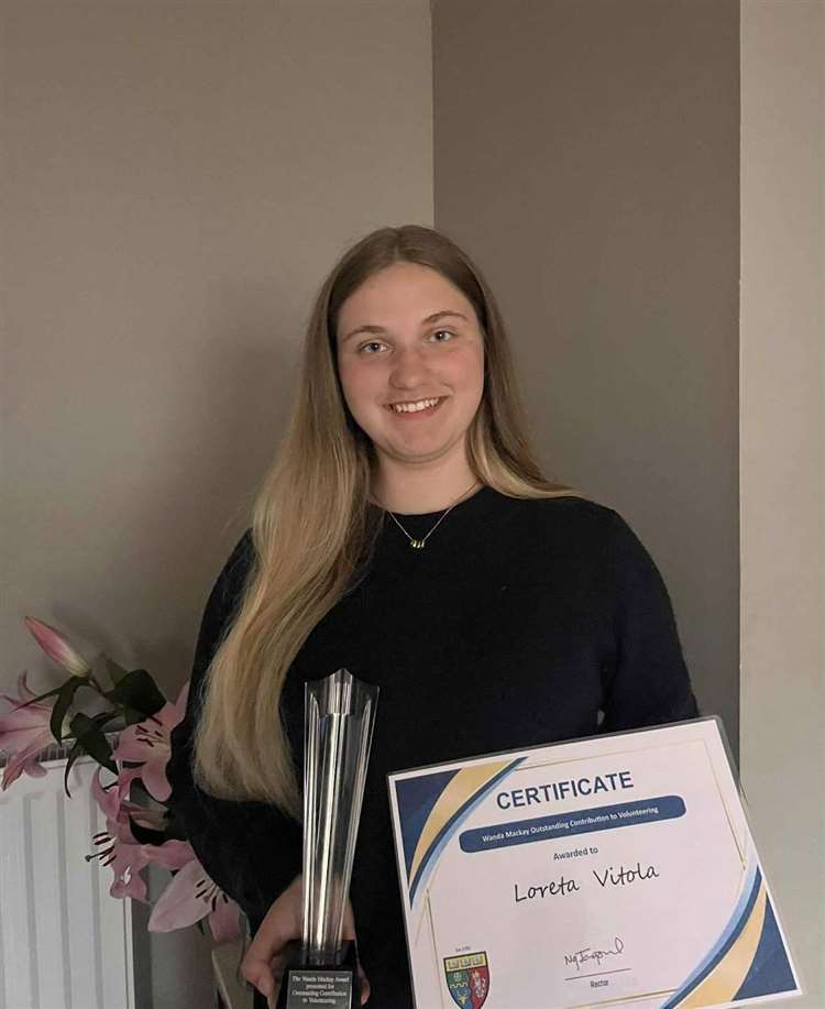 Fortrose Academy pupil scoops award after ‘huge’ Ukraine fundraiser